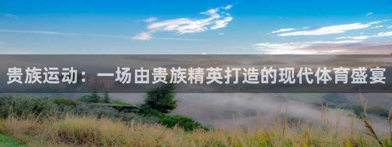 678体育官网下载：贵族运动：一场由贵族精英打造的现代体育盛宴